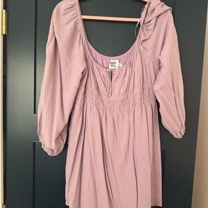 Princess Polly Lavender Smocked Midi Dress